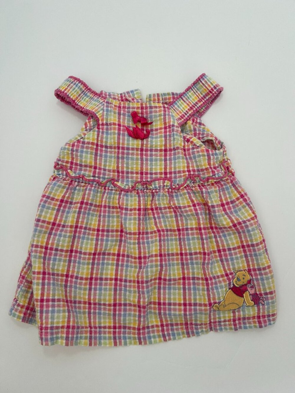 Vintage Disney Winnie the Pooh Hundred Acre Collection Embroidered Dress 12 mo